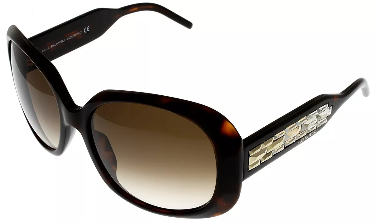 Swarovski Sunglasses Yellow Gold Swarovski Women Rectangular AVA
