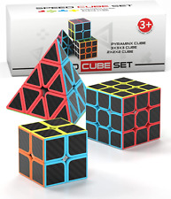 Z-cube 4 Pcs Magic Cube Set 2x2 3x3x3 4x4x4 5x5x5 Carbon Fiber Sticker  Puzzle for sale online