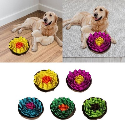 Pet Dog Snuffle Mat Foraging Instinct Treat Dispensing Pad for Puppy Playing