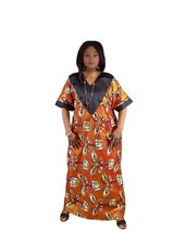 Latest African Ankara Kaftan Gown. Fit M, L and XL.