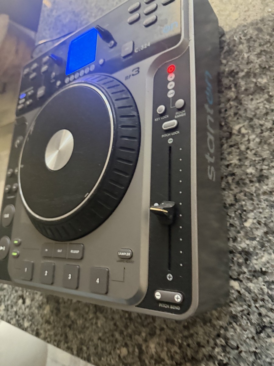 Stanton C.324 Tabletop DJ Turntable Mixer CD Player Needs Repair