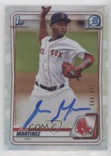 2020 Bowman Chrome Prospect Refractor 295/499 Joan Martinez #CPA-JMA Auto 4ey