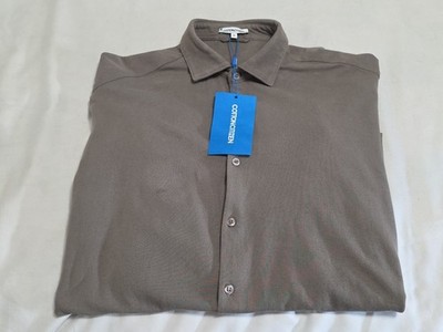 NEW Cotton Citizen USA Handmade Button-up Supima Cotton L/S Taupe Shirt Medium 