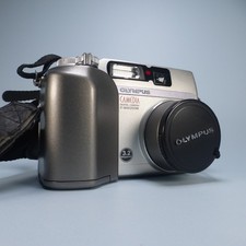 Olympus Digital Camera Camedia C-3020 Zoom 3.2MP Silver Tested