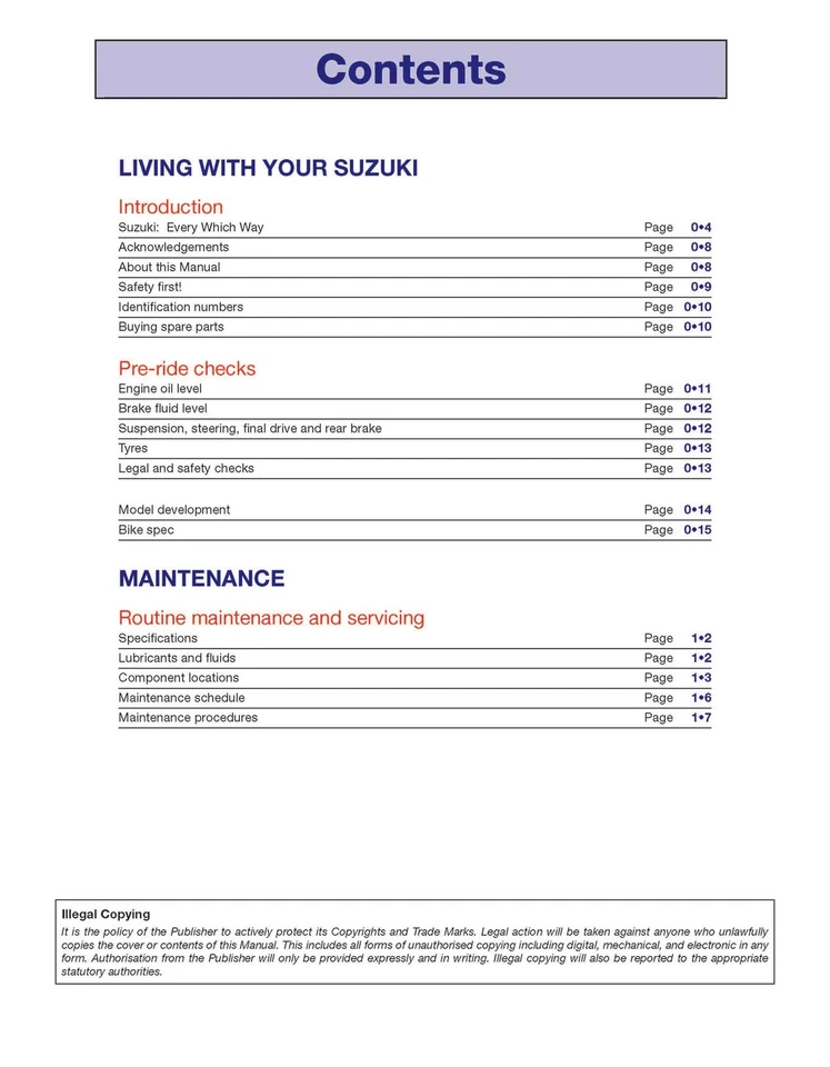 Suzuki RV125/200 VanVan (2003-2017) Haynes Repair Manual - Image 3 of 4