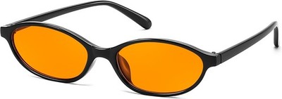 Vintage Oval Katzenaugen Sonnenbrille Damen Klein Schmal Cateye Brille Retro mit