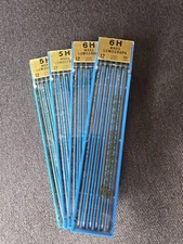 Lot Staedler Mars Lumograph 5H 6H LOT Pencil Drawing 15 Leads Drafting 4 Packs 