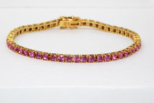 Vintage JOAN RIVERS Pink Swarovski Crystal 8