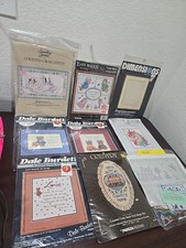 Lot Of 9 Assorted Counted Cross Stitch Kits Paragon Needlecraft Dale Burdett NEW