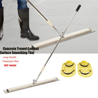 #ad Concrete Trowel Cement Surface Smoothing Tool 360° rotated Concrete Float Kit $55.00