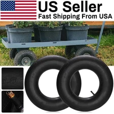 Pair 16x6.50-8 Tubes 16X6.5-8 16X650-8 ATV Mower Tire Inner Tube TR13 Heavy Duty