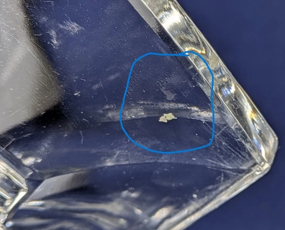 c. 1906 McKee Glass Co. Sextec Pres Cut Footed Orange Bowl - Image 4 of 4