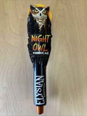 Elysian Brewing Night Owl Pumpkin Ale Beer Tap Handle 11  Tall   