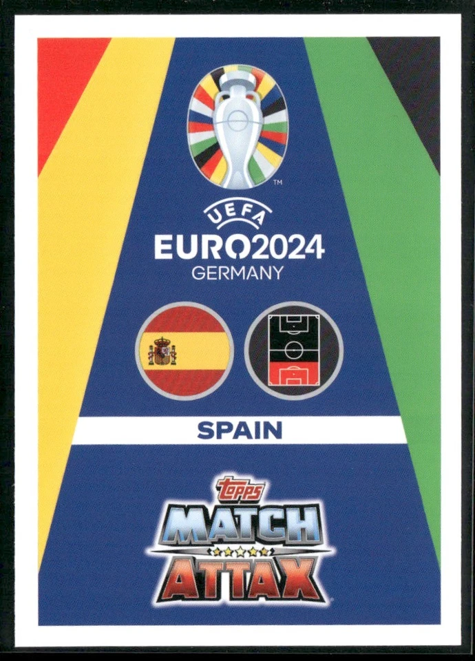 2024 TOPPS UEFA EURO GERMANY TOPPS BUNDESLIGA MATCH ATTAX ALEJANDRO BALDE SPAIN - Image 2 of 2