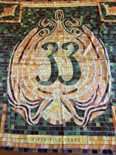 Disney EXCLUSIVE CLUB 33 Ladies Scarf OP 55th Emerald Anniversary Unworn NWT - Picture 3 of 13
