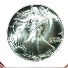 1987 American Silver Eagle Grade Uncirculated 1oz .999 Fine Silver Inv#2032-4623