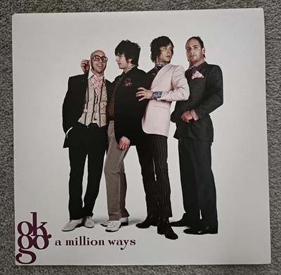 OK GO - A MILLION WAYS.  ORIGINAL 7'' SINGLE FROM 2006 ON MARBLED WHITE VINYL