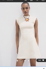 ASOS Women's White Sleeveless Dress Size 4 NWT