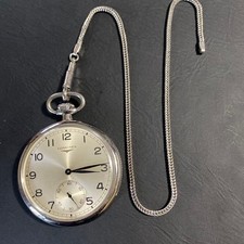 Longines Pocket Watch Silver-Tone Sub-Dial