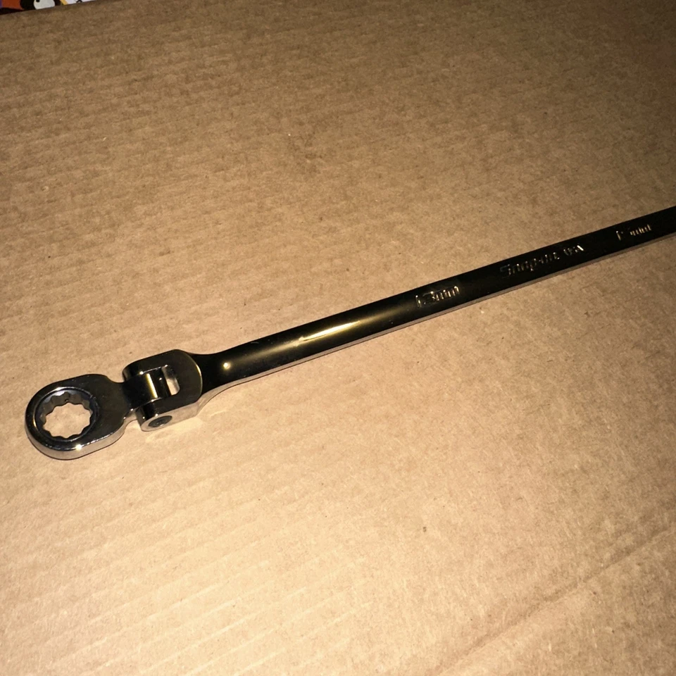 Herramientas a presión 13 mm - 15 mm 12pt métrico doble flexión trinquete caja llave XFRM1315 Foto 4 de 4