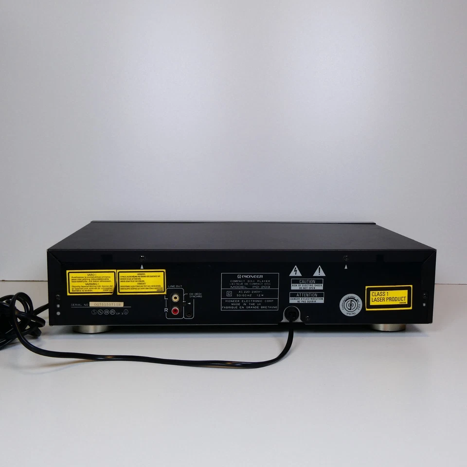 Lecteur CD Pioneer PD-203 révisé - Photo 4/4