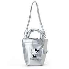 Sanrio Hello Kitty Silver 2-Way Tote Bag with Charm 264580