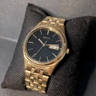 Vintage Seiko Quartz (7N43-919M) Gold Day-Date Men's Watch [READ] GC
