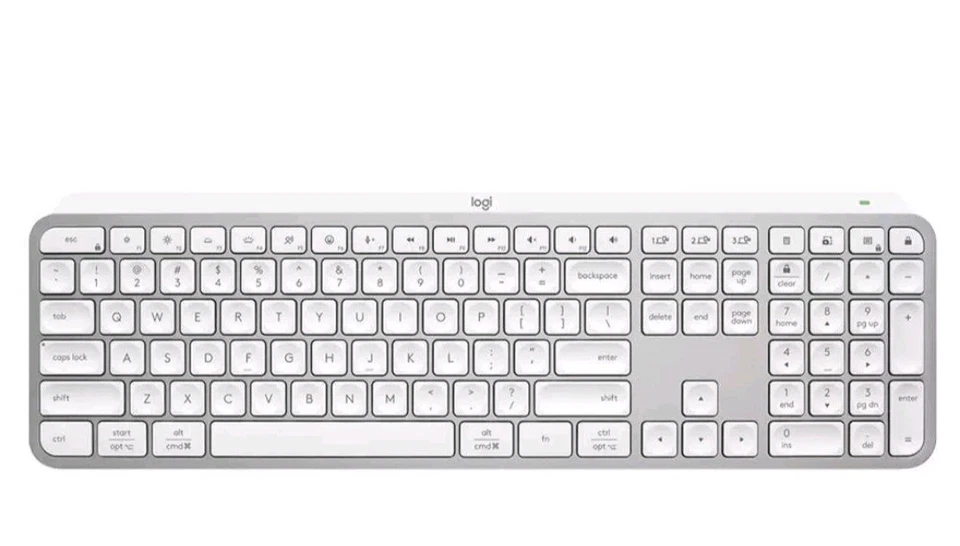 Logitech MX Keys S Wireless Illuminated Keyboard - Pale Gray - image 4 of 4