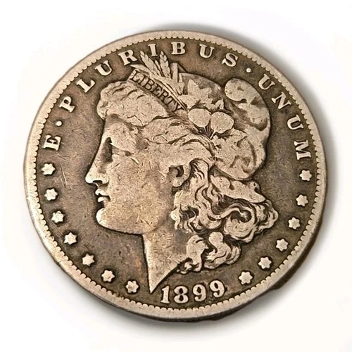 1899 O New Orleans Mint US  MORGAN SILVER DOLLAR - TONER - VF+ - Semi Key Date