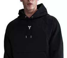 Nike Kobe Therma-Fit Pullover Hoodie Mens Size Medium Black  White HJ8109-010