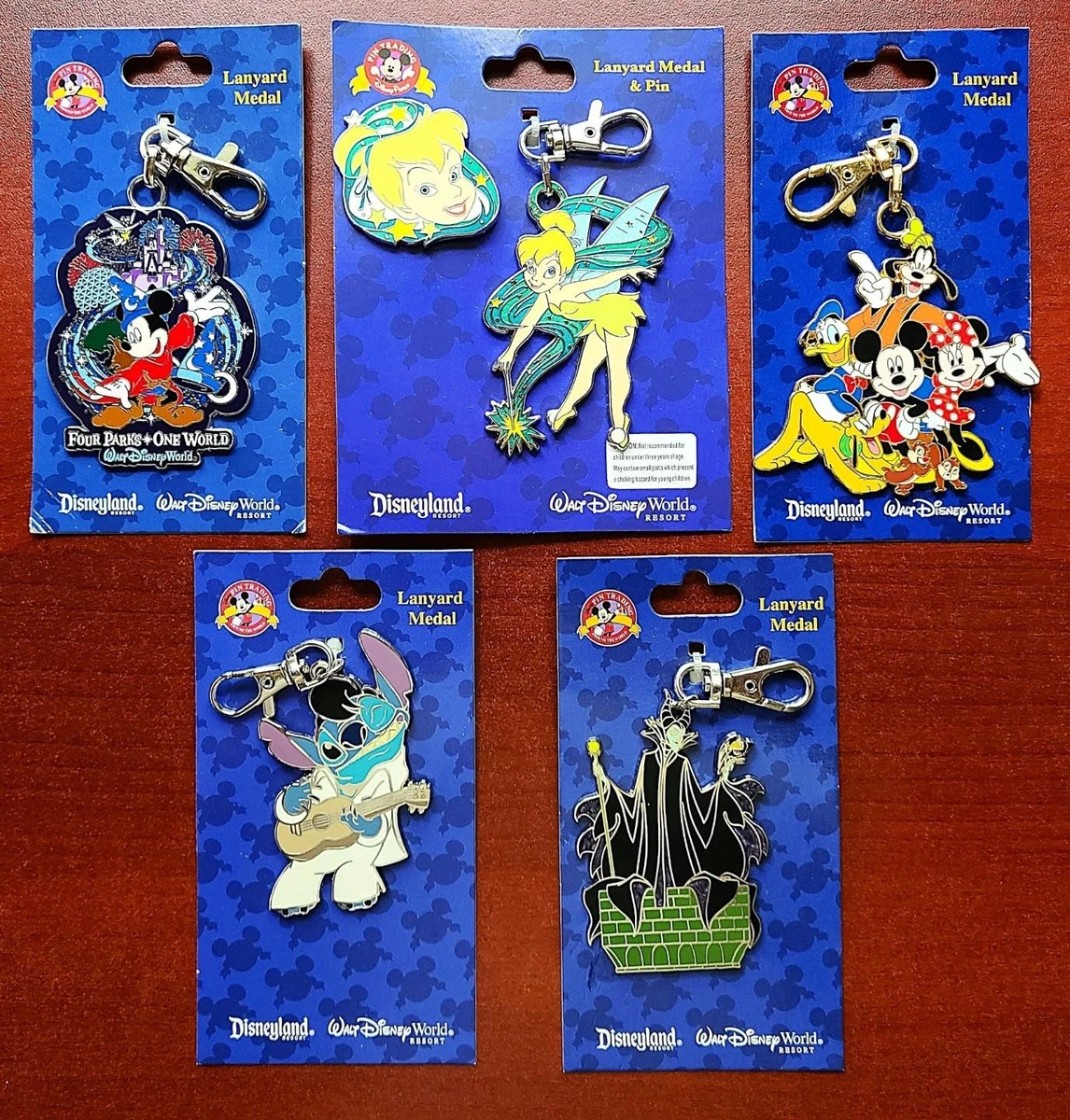 Disney Lanyard Medal In Walt Disney World Patches & Pins (1968-Now