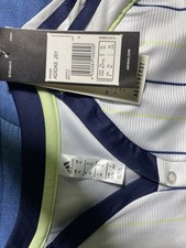 adidas Real Madrid Soccer Jersey XL Aeroready White Navy Lime Official Fan Shirt