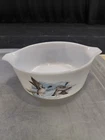 Vintage JAJ Pyrex Bowl Wildfow Flying Ducksl Pattern 1960s Good Condition