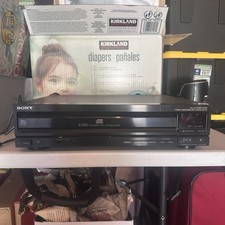 Sony CDP-C500 5 Disc CD Changer Carousel Player - No Remote, Tested