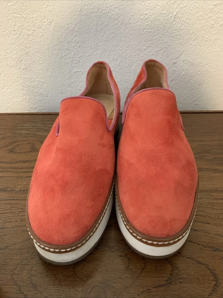 Softwalk Westport S2011-840 Mujer Naranja Gamuza Mocasín Zapatos Planos EE. UU. 7 (38) Foto 4 de 4