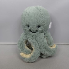 Jellycat - Odyssey Octopus - Baby Plush Soft Toy 4.5" NWOT Tiny Sage Green HTF