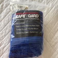 NWT SafeTGard USA Mens Jock Strap Athletic Supporter in Royal BLUE- XXL