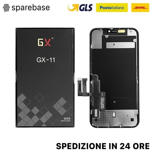 DISPLAY LCD APPLE IPHONE 11 SCHERMO VETRO SCREEN GX ORIGINALE - Foto 1 di 3