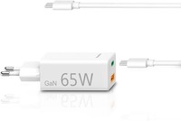 65W Gan Usb C/A Netzteil LadegeräT Notebook Tablet Smartphone Pd Qc3.0