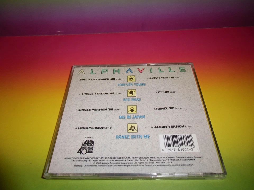 Alphaville - The Singles Collection*88*ITALO*DISCO*POP* ALBUM CD-MINT-NEUWERTIG! - Bild 3 von 3