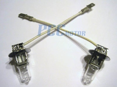 PAIR FSL H3 12V 55W HALOGEN CLEAR HEADLIGHT FOG LIGHT BULB U BB07