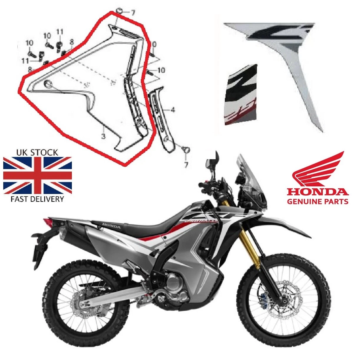 Body crf 250 rally deals