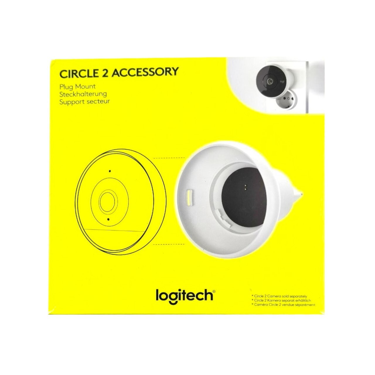 Logitech CIRCLE 2 STECKHALTERUNG für Logitech Circle 2 Wifi 961-000437