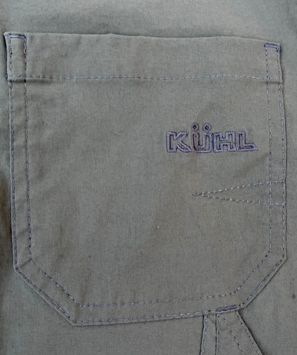 KUHL Cotton Denim Green Women Jeans With Side Pocket Size L 14" - 16" 4 Pocket - Bild 3 von 5