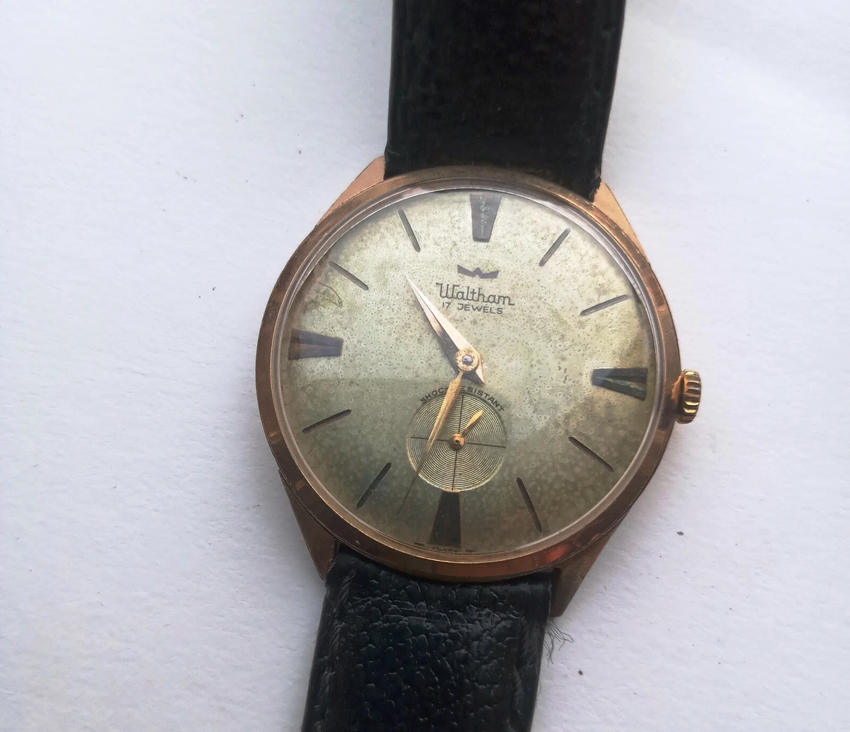 Waltham 17 jewel men's clearance watch