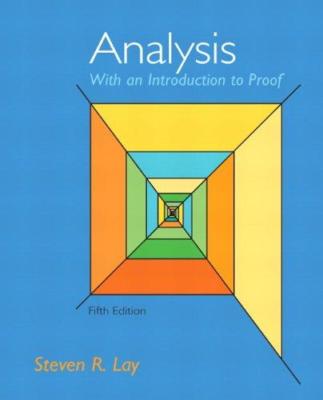 Analysis with an Introduction to Proof 5e Global Edition