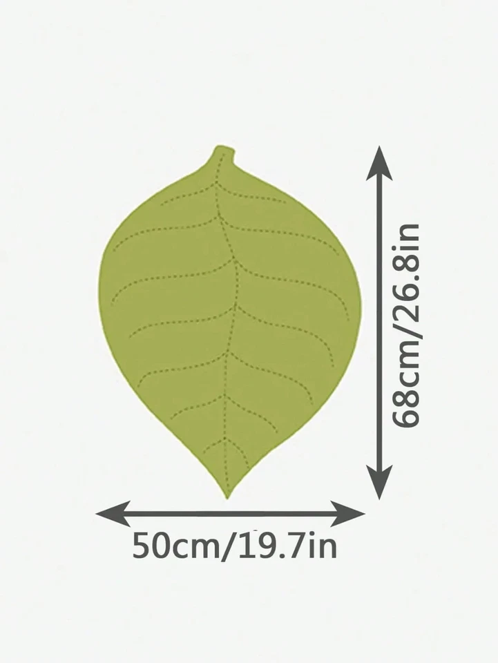 Dual Color Leaf Shaped Cat Bed Washable Pet Bed For Small & Medium Size Cat Dogs - Image 3 of 4