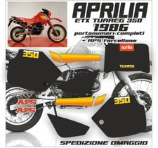 APRILIA ETX tuareg 350  1986  kit portanumeri completi + APS