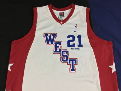Vintage All Star Game Tim Duncan #21 Basketball-NBA Nike Jersey
