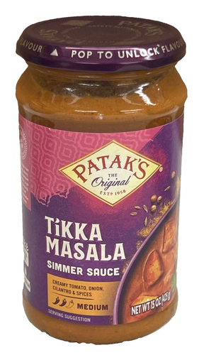 Patak's Tikka Masala Medium Simmer Sauce 15 oz Pataks